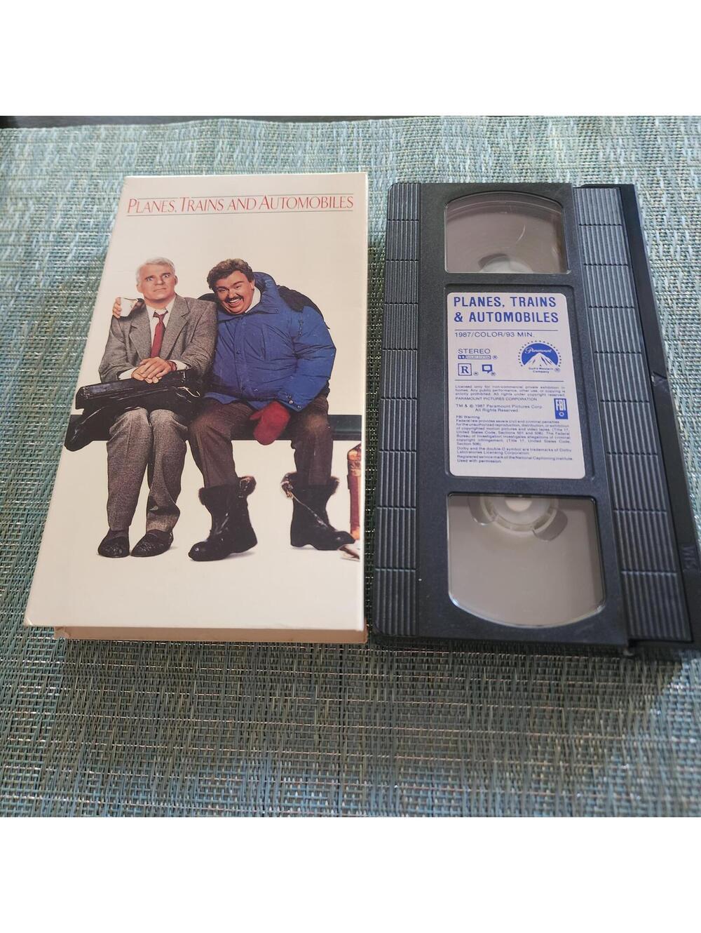 Planes, Trains & Automobiles VHS Tested Excellent Steve Martin John Candy 1987